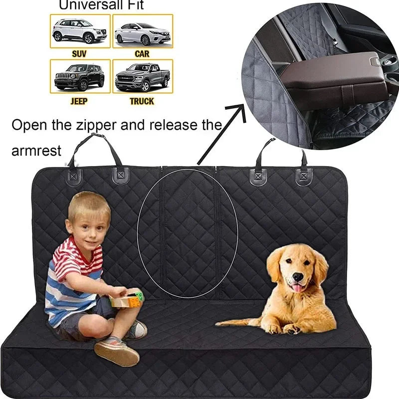 Funda Protectora Impermeable Asiento Trasero Para Perros