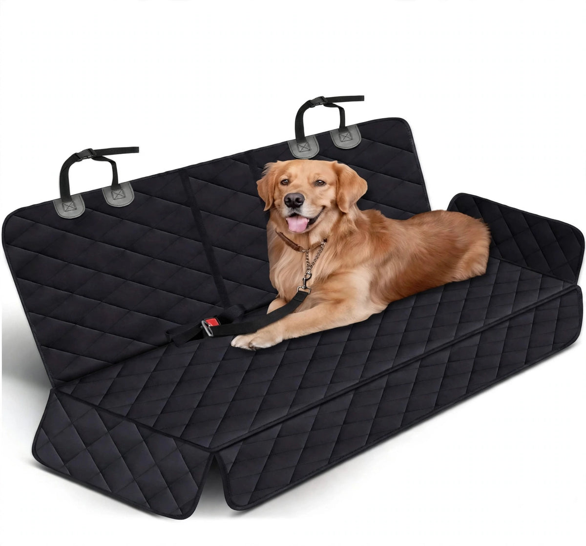 Funda Protectora Universal para Asiento Trasero - Para Perros - 137cm - Impermeable y Antideslizante